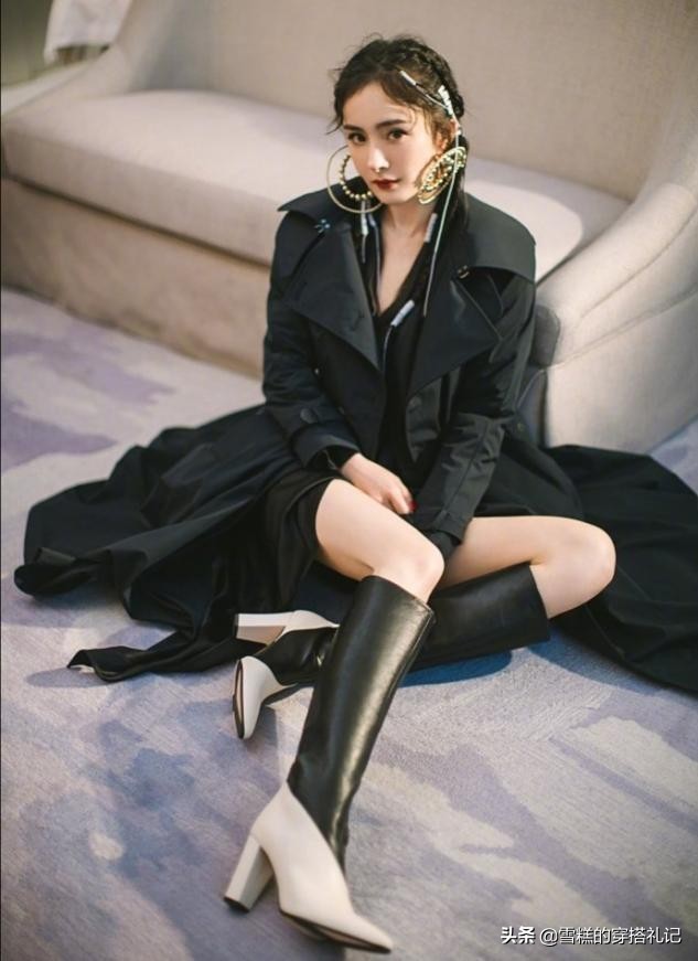 袁泉极简风衣搭配,袁泉职场风穿衣搭配