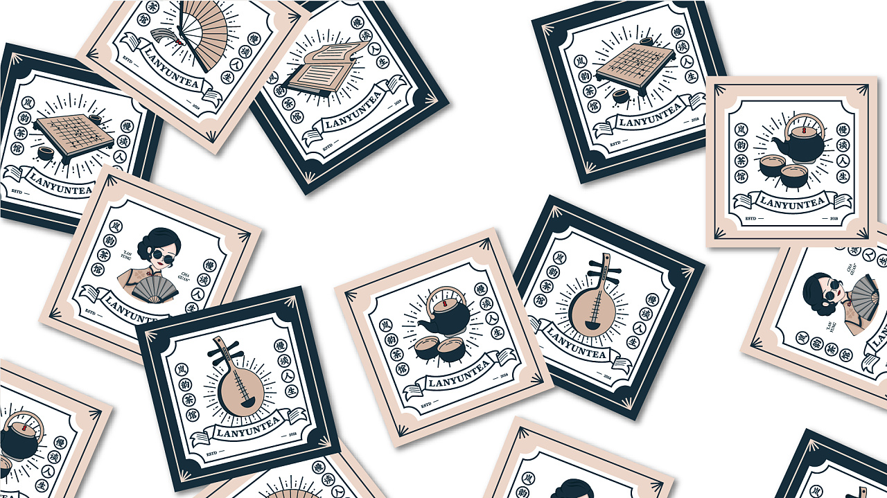 老茶馆新面孔！茶馆VI设计让忙碌的现代人“慢谈人生”