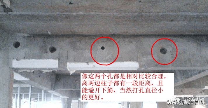 空调梁上打孔规定,空调梁开孔打断主筋