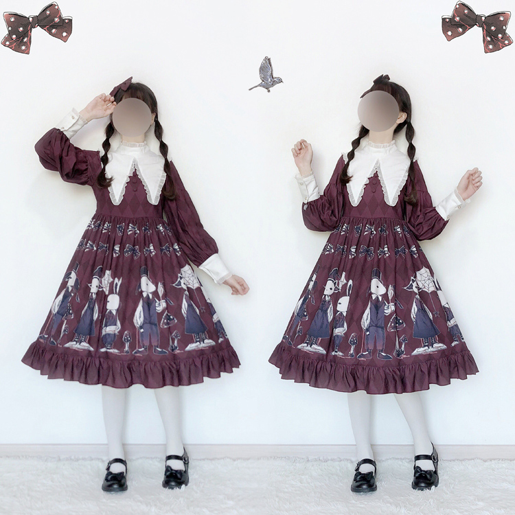 白菜价学生党甜酷lolita推荐,有没有纯色系的lolita小裙子推荐