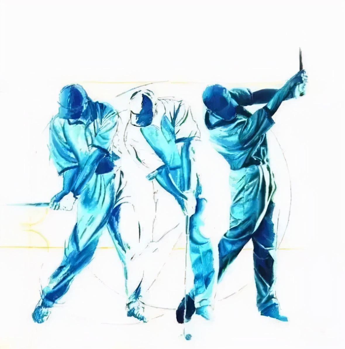 两种挥杆释放方式,一杆在手的下一句