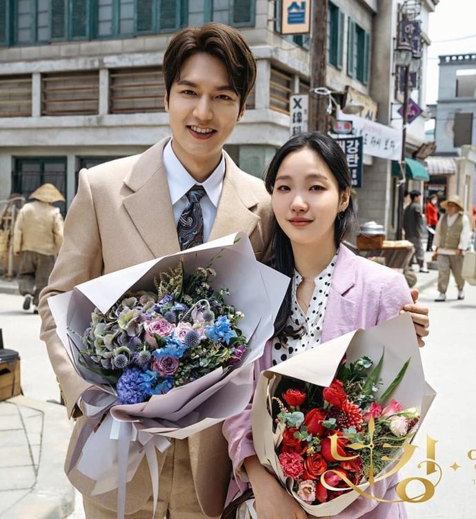 李敏镐金高银写真,李敏镐金高银拍照花絮