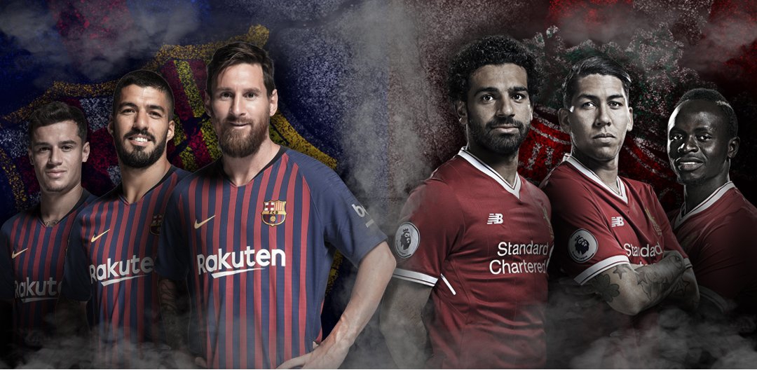 巴萨被利物浦逆转回放罗马,巴萨对阵利物浦