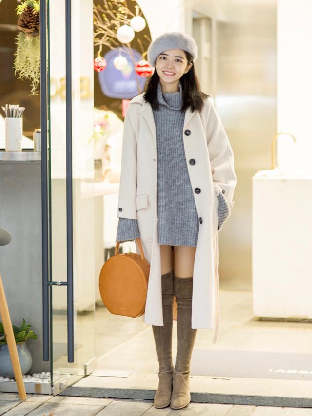 长大衣怎样穿搭最好看,长大衣适合穿什么款式的裙子