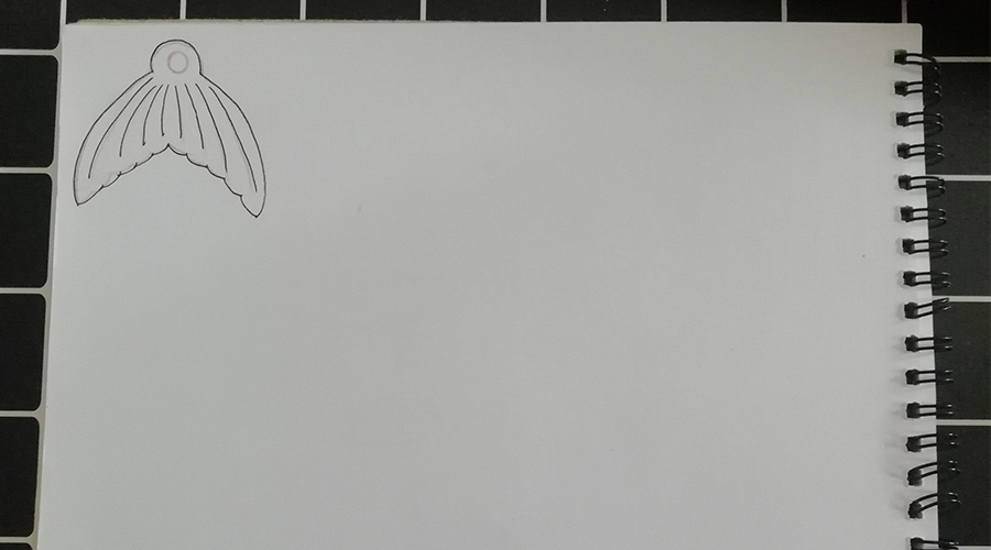 热缩片耳坠教程简单,怎么用热缩片做耳环鱼尾