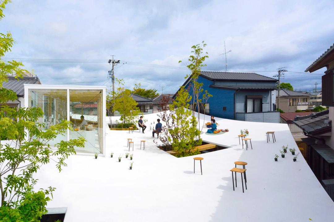 建筑的设计感探索,开放性的露台式建筑