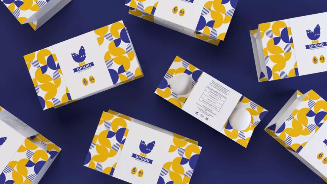 鸡蛋包装还可以这样利用,鸡蛋包装设计清新风格