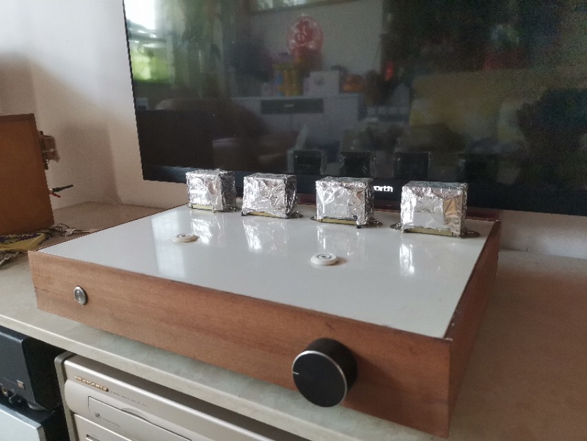 用普通元件制作高音质胆机,用铝板制作胆机机箱