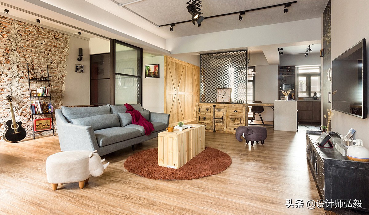 重拾老屋温暖格调！永和60平光感轻工业风宅