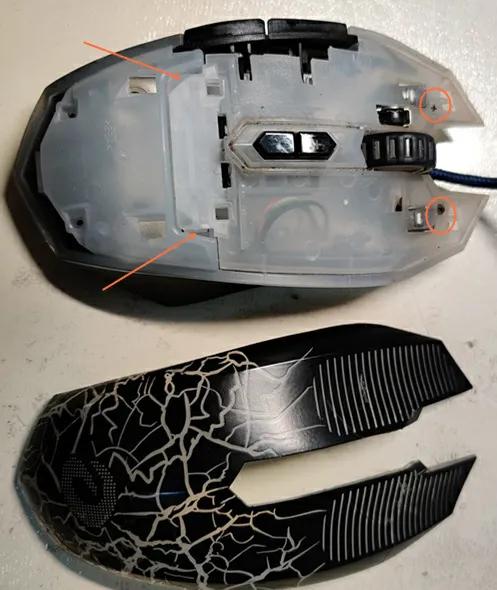 达尔优六代鼠标,达尔优鼠标维修