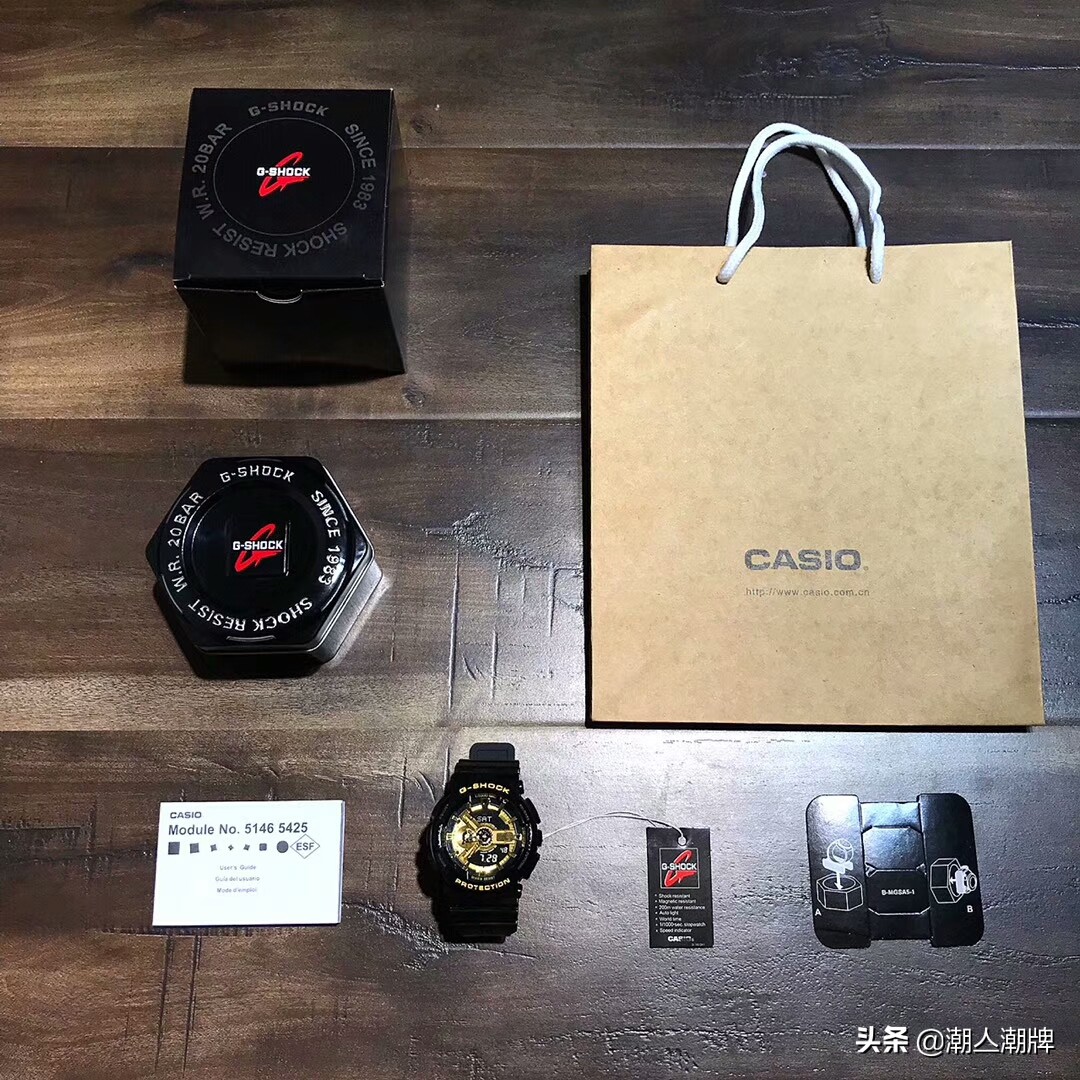 卡西欧g-shock黑金表ga110,卡西欧gshockga110透明
