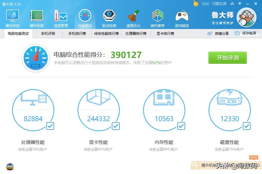 鲁大师显卡6700xt跑分20000分,鲁大师显卡跑分392980分怎么样