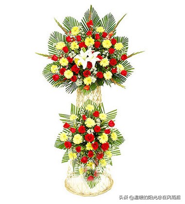 开业花篮怎么选又大气又好看,开业花篮高级感一对