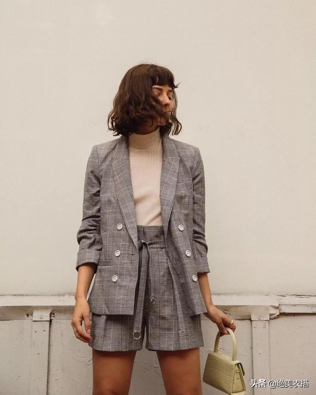 怎么穿出显瘦感,小个子显腰线穿搭