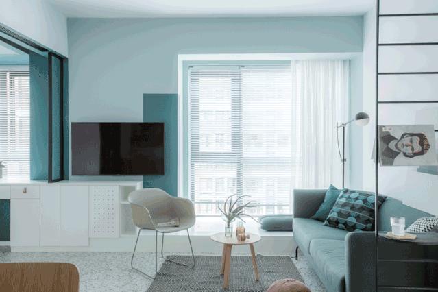 她家75㎡，果断舍弃一间卧室，装完后功能翻倍，颜值大大提升