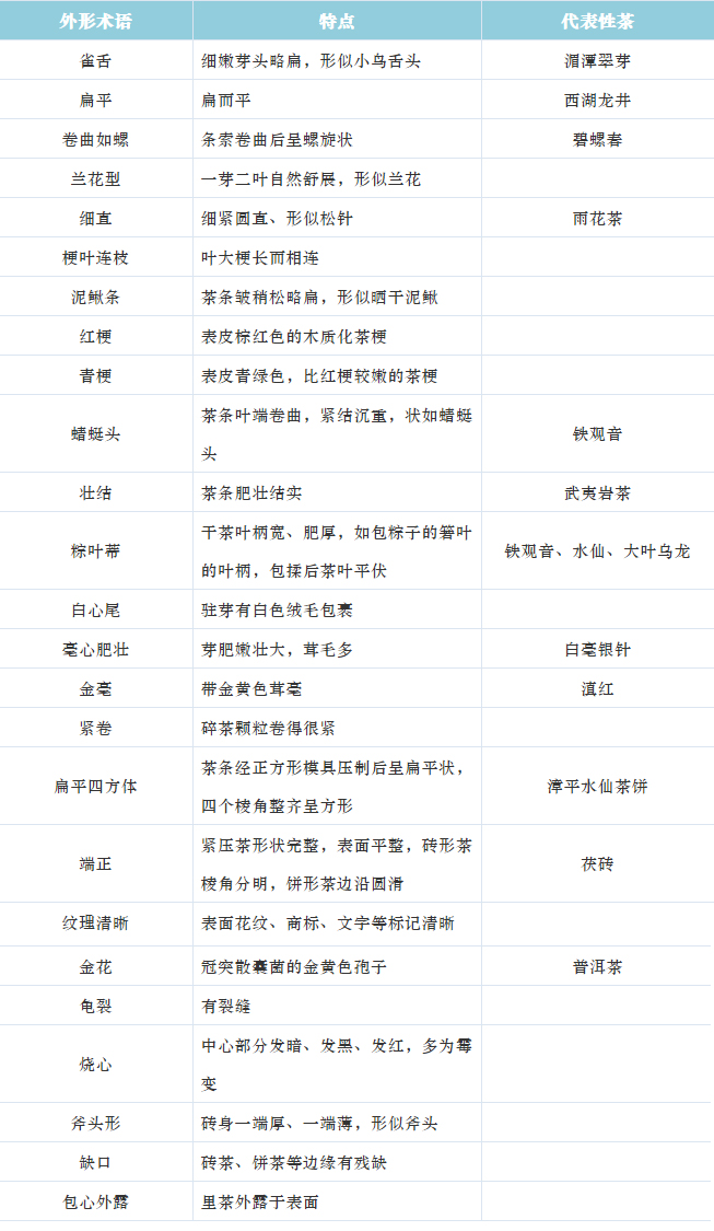 茶叶术语知识大全,100个茶叶