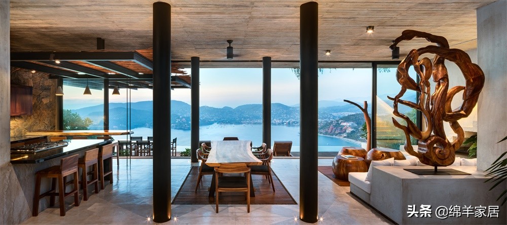 五一度假居住灵感｜470㎡墨西哥CasaZ海滨别墅