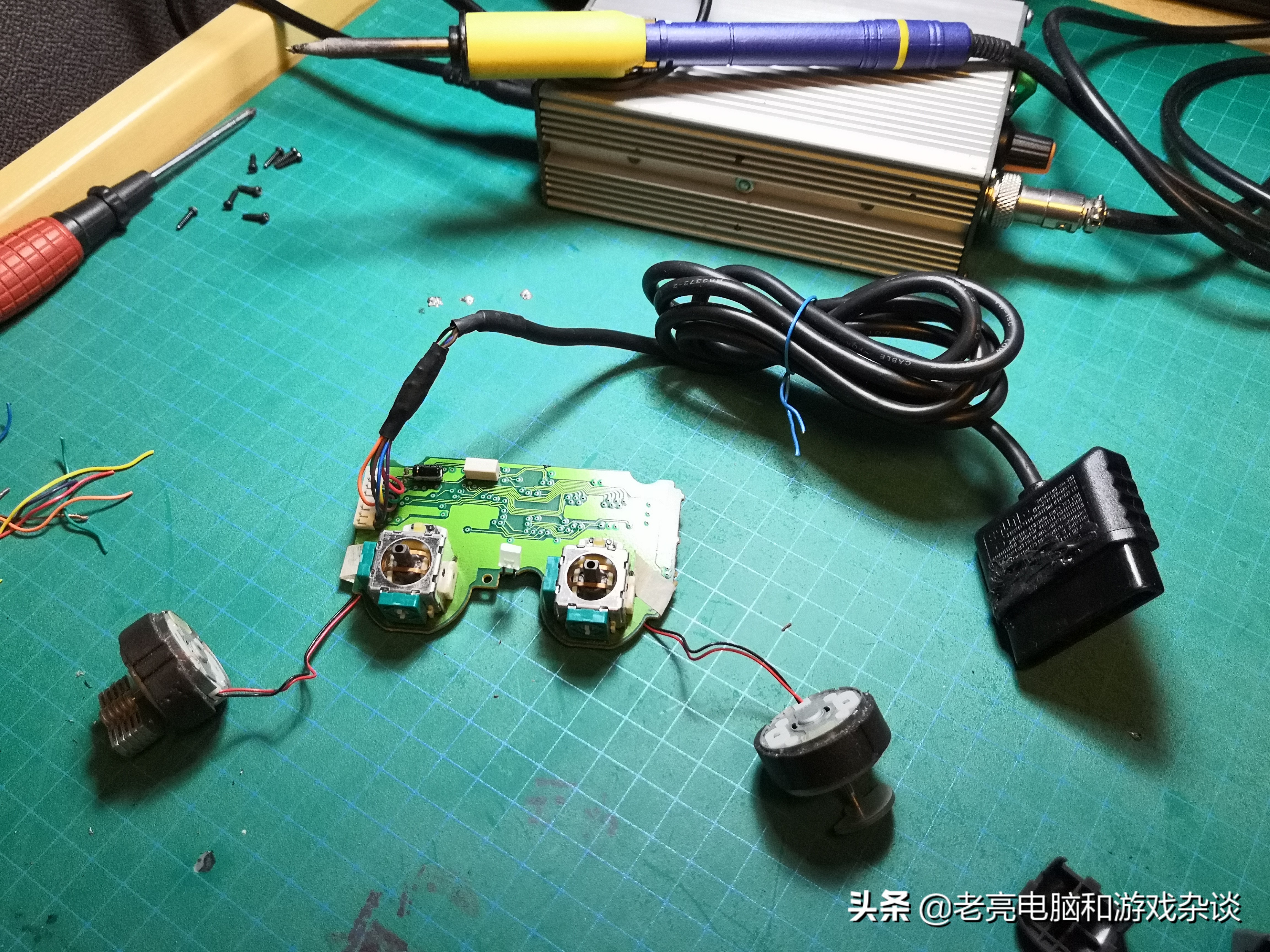 ps2手柄摇杆维修,如何维修ps2手柄