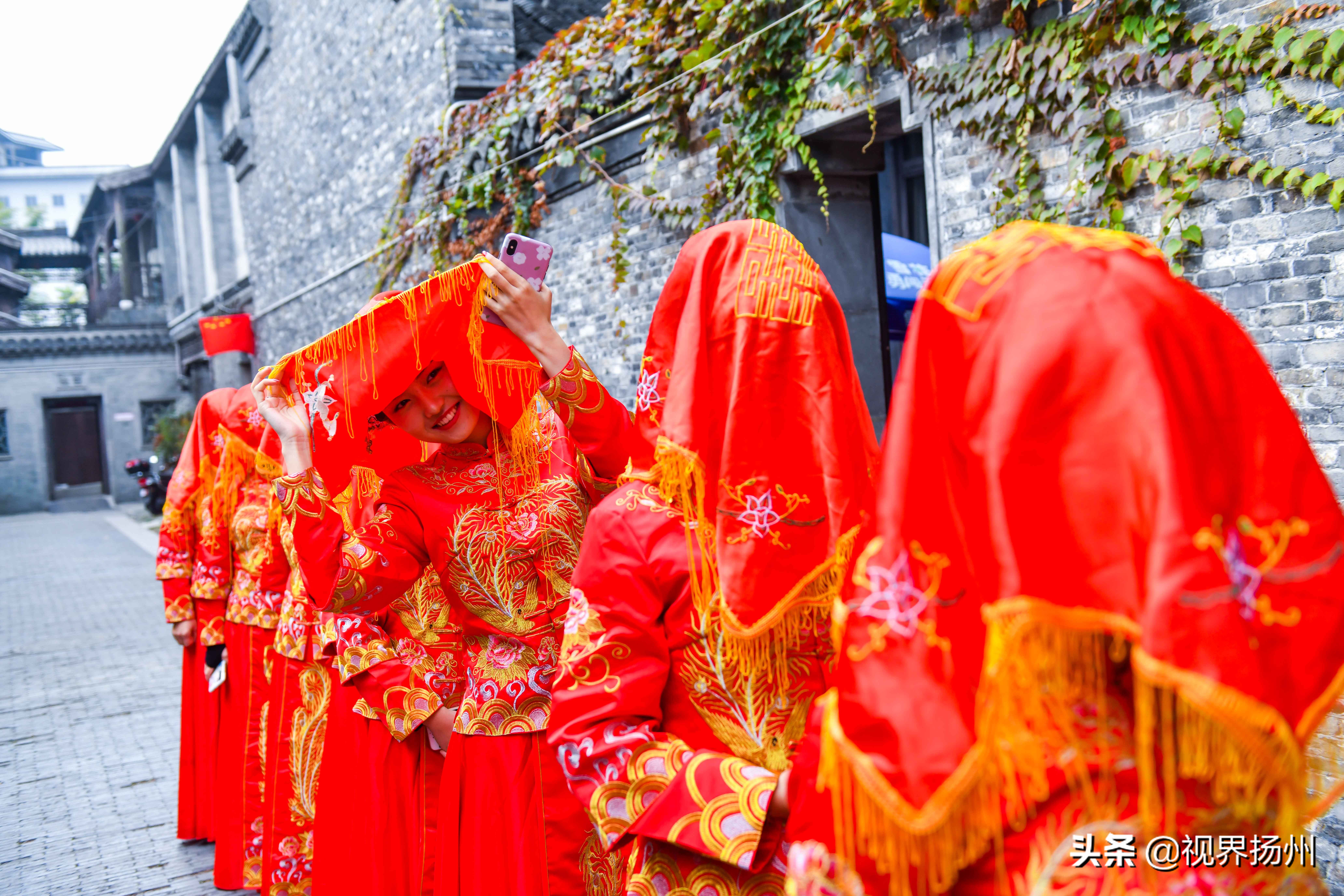 扬州个园盐商体验婚礼让你感受穿越