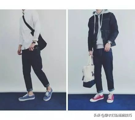 男士穿搭时尚潮流搭配九分裤,男士穿搭文艺青年又帅又会穿