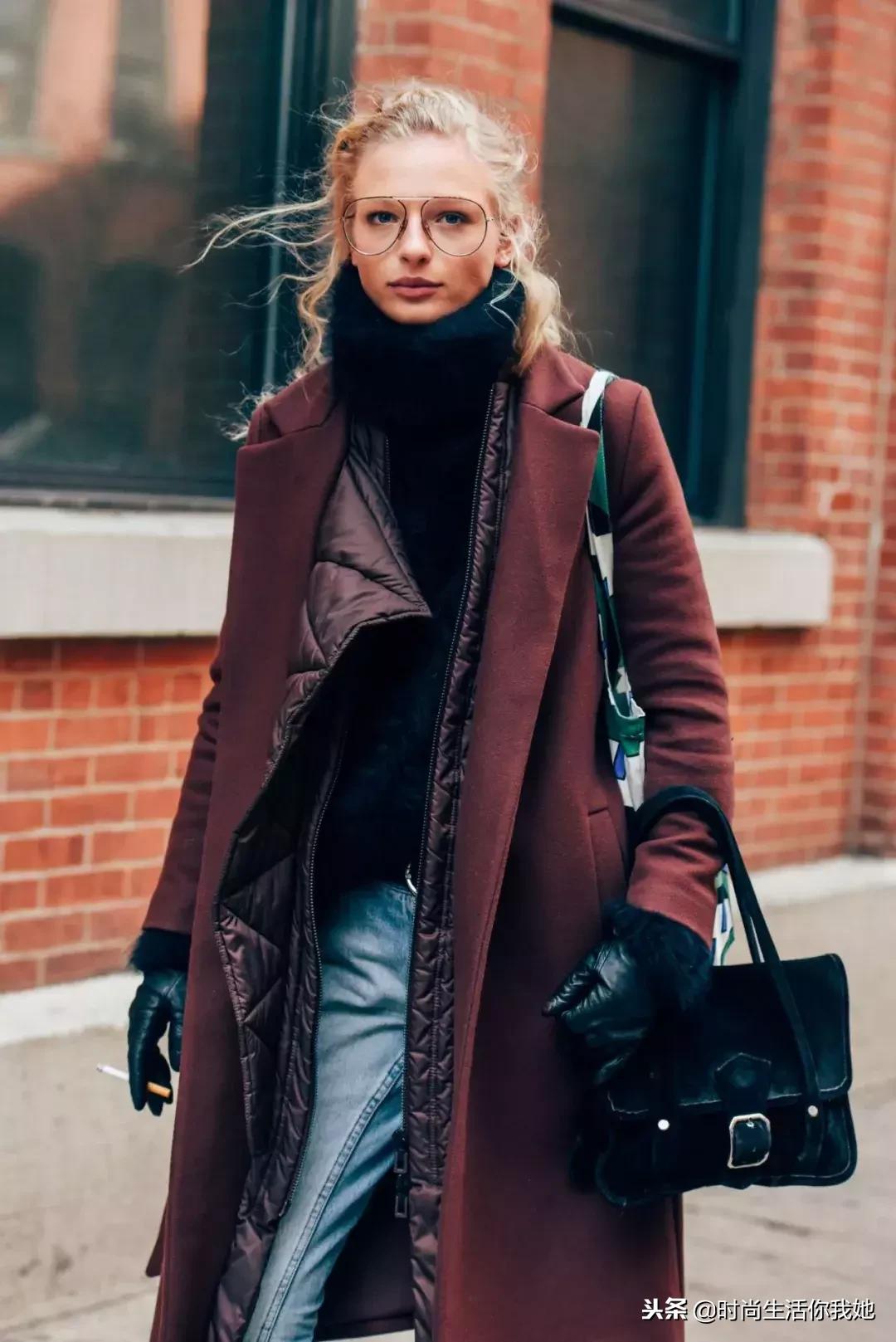 你穿“大衣+围巾”的样子，帅呆了！