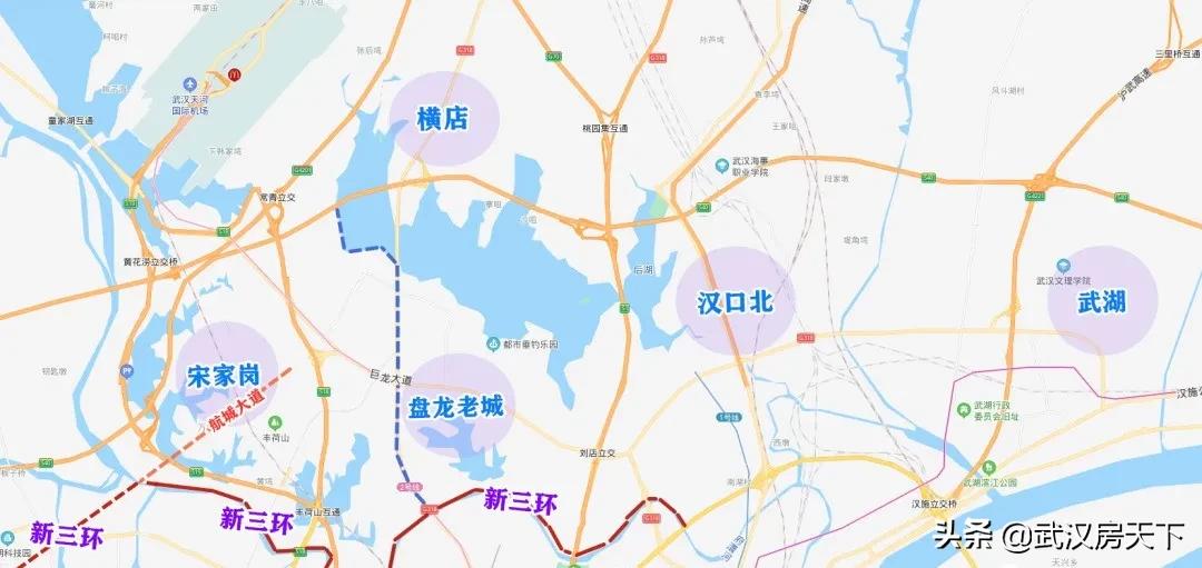 成都三环和武汉三环,武汉三环北扩方案曝光
