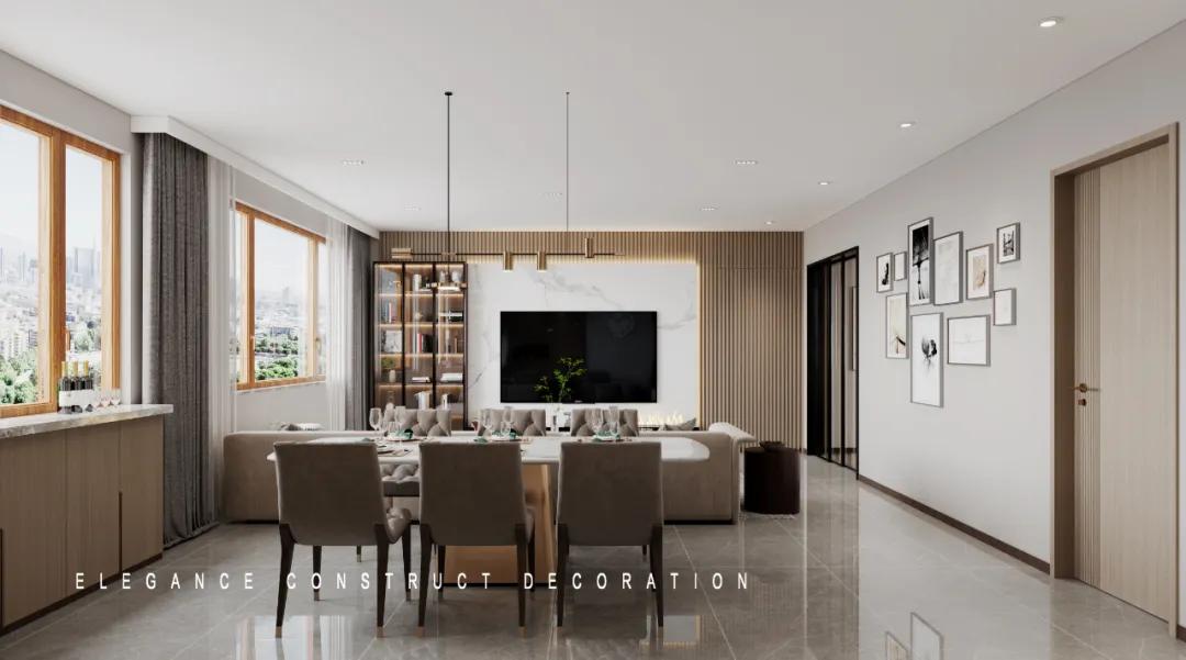 威海三居装修设计,威海简约风格全屋装修