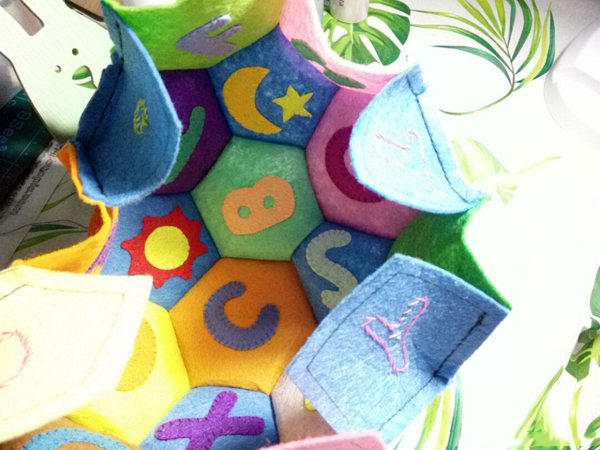 不织布足球平面图,布艺足球的做法图解