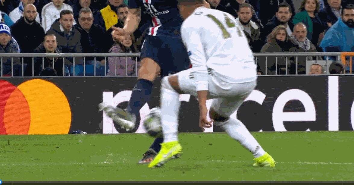 欧冠姆巴佩梅开二度高清,本泽马姆巴佩内马尔哈兰德