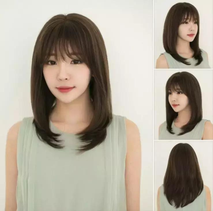 男士头顶头发稀少戴假发片,补发适合头发稀少的假发