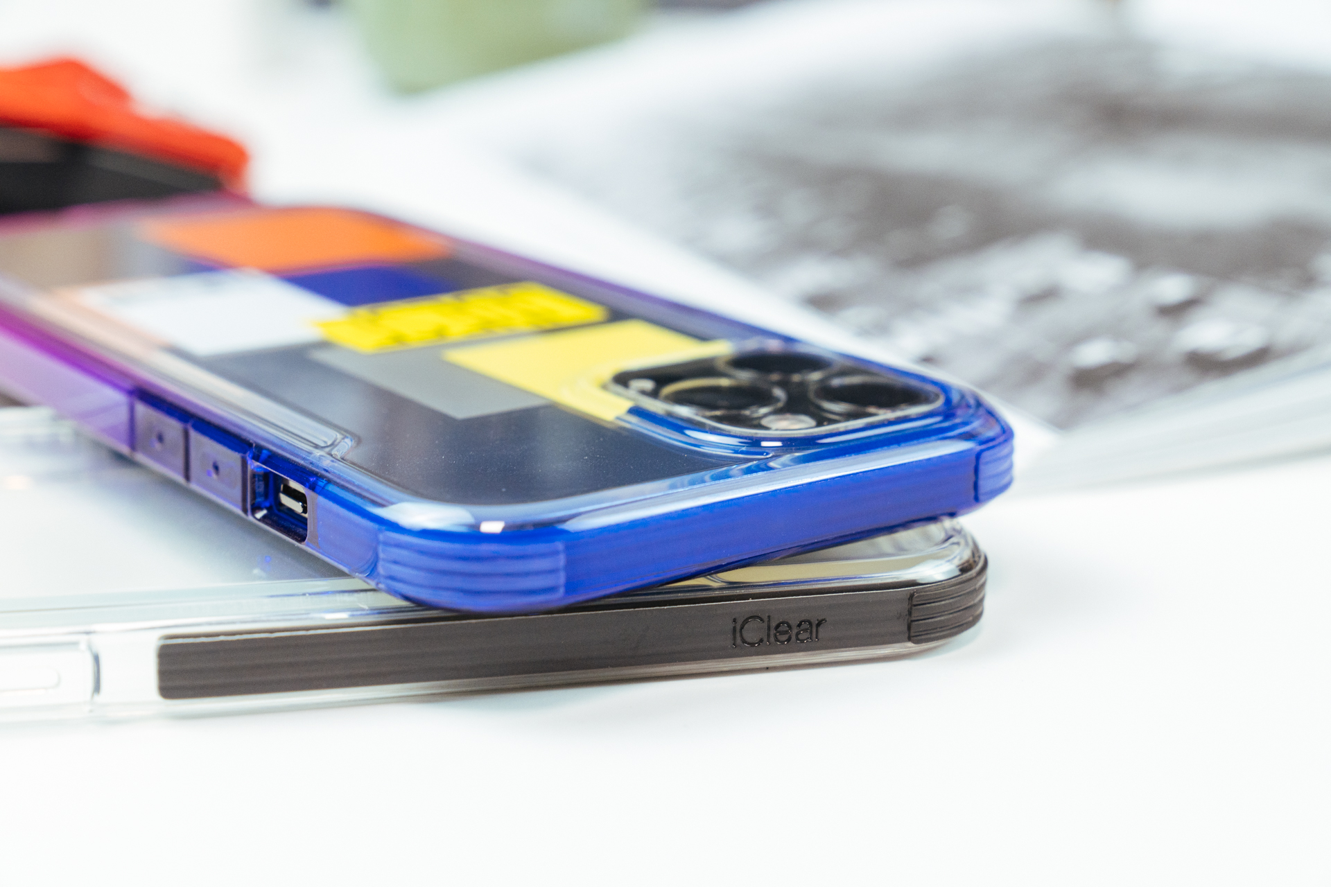 iphone超薄高透壳亮黑,iphone防爆防灰壳