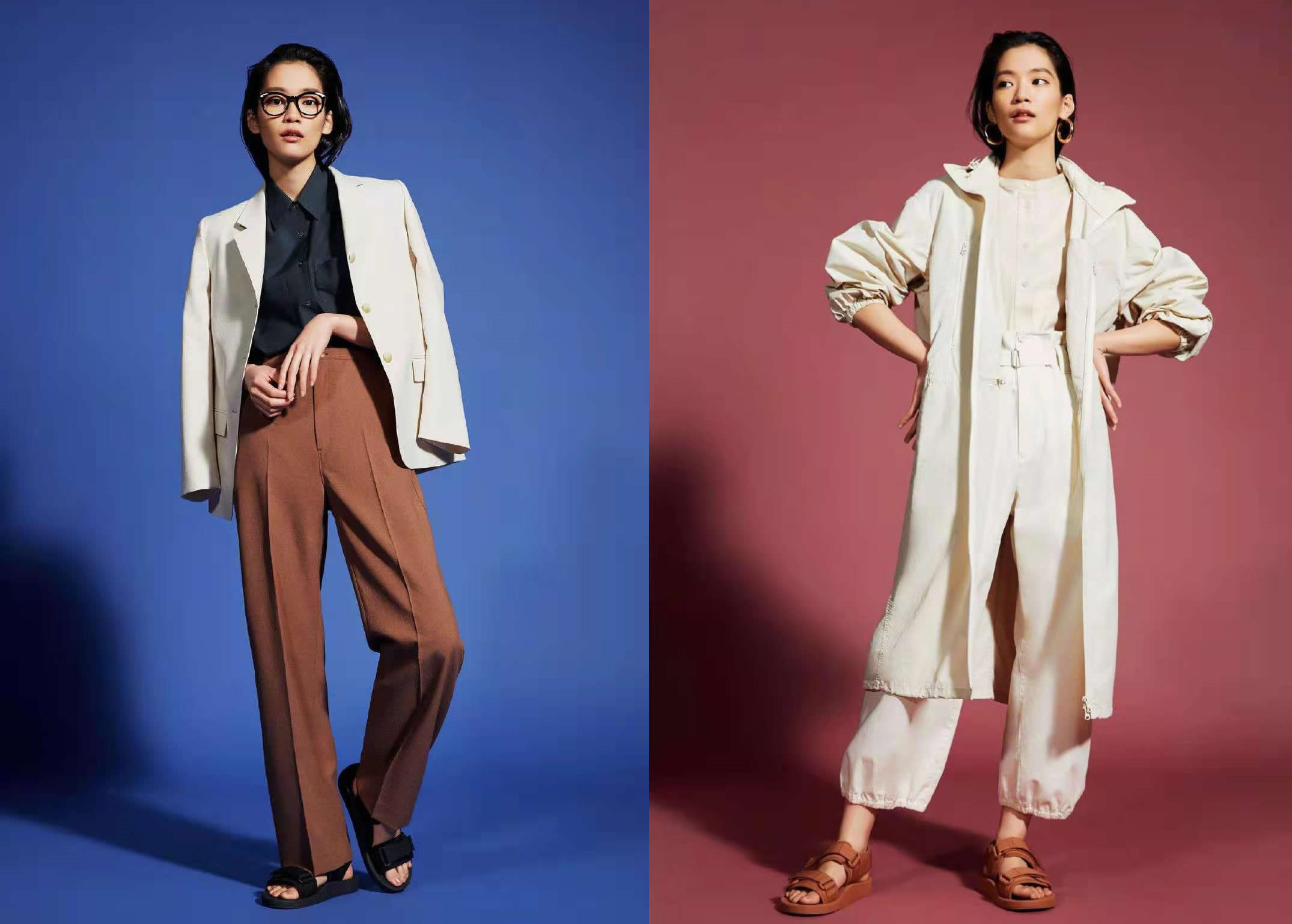 优衣库颜色,优衣库日系穿搭夏天