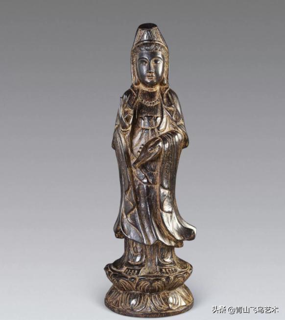 沉香加里曼丹坐龙观音摆件,沉香人物最贵摆件