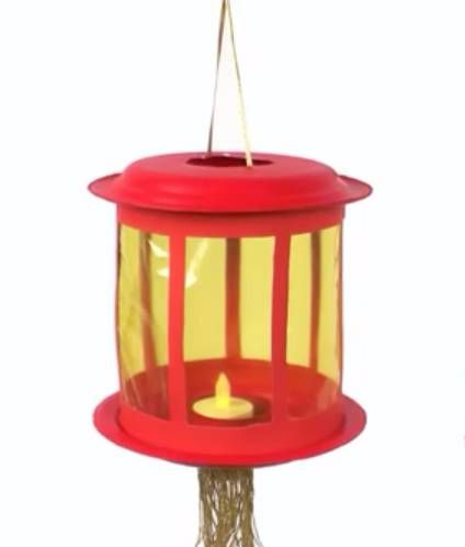 简易4个灯笼教程,加珠小灯笼教程