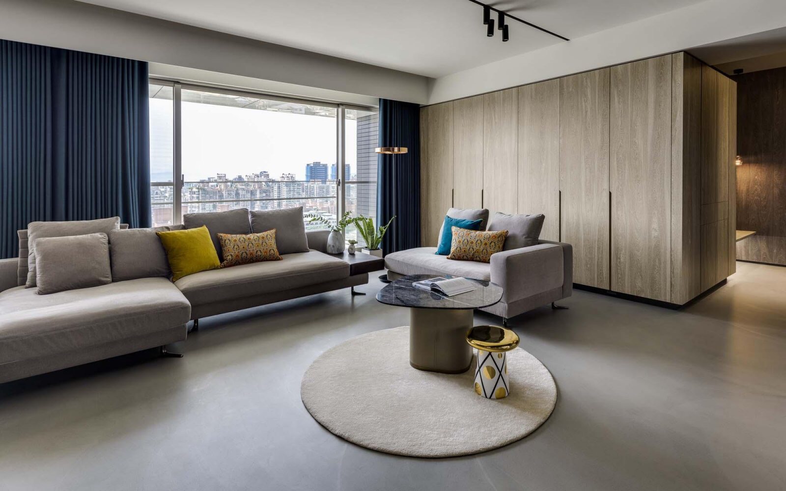 101平东户三房两厅两卫简约装修,3房二厅现代简约装修风格