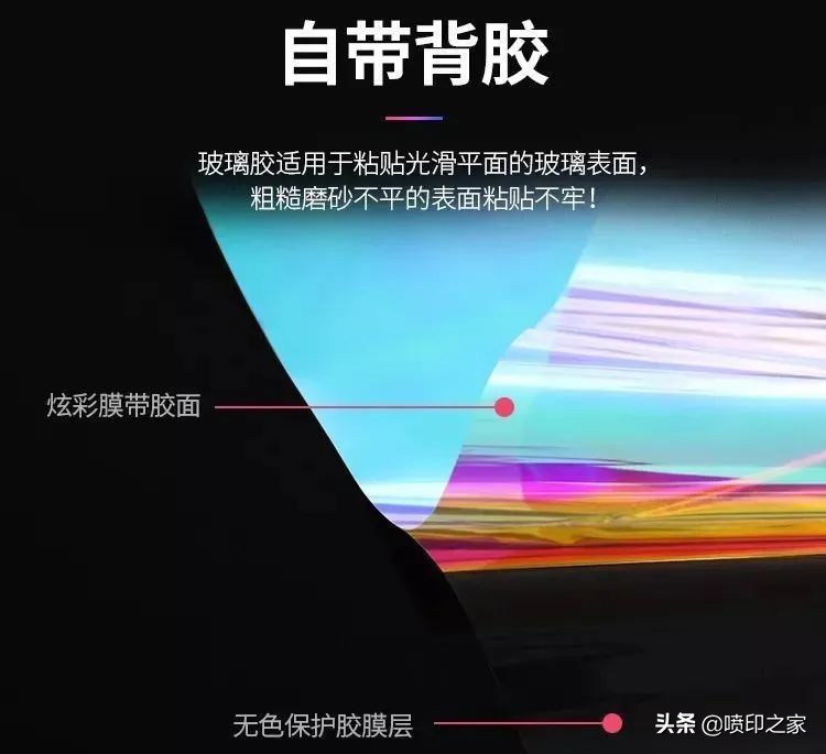 带背胶喷绘布,可印刷uv膜