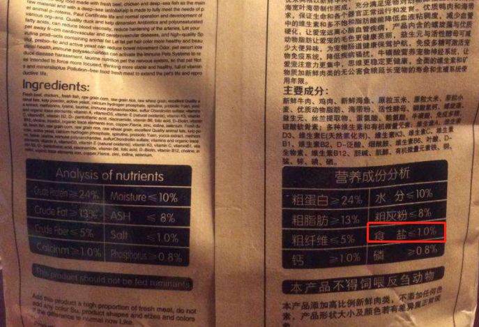 狗狗的食盐摄入量,狗狗每天摄入多少食盐合适