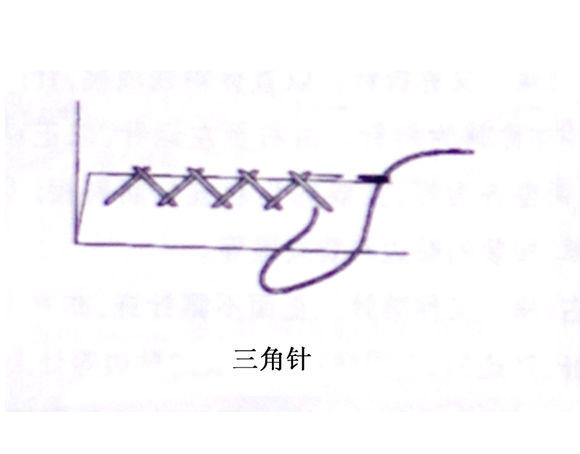 服装缝纫技巧手工针法,老裁缝常用的锁边针法