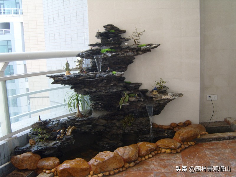 盆景假山用什么草点缀,室内景观假山鱼池绿化