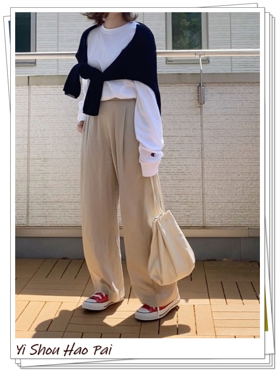 红色匡威鞋怎么搭配好看,红色匡威穿搭经典款