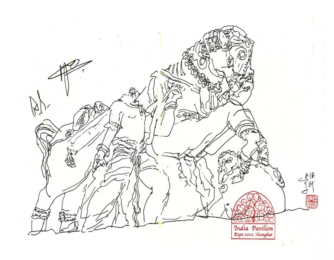 著名画家写生速写人物画,名家画家速写