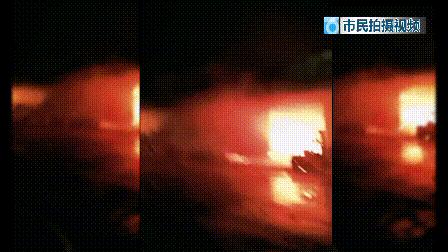 “这是我见过的最大的火…”数千平米仓库付之一炬