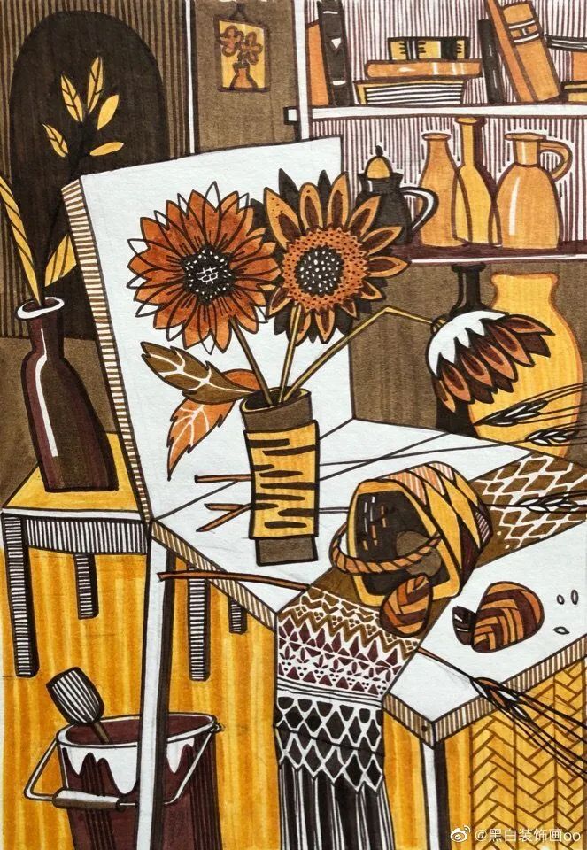 最解压的能治愈强迫症的解压视频,好看的抑郁画图文