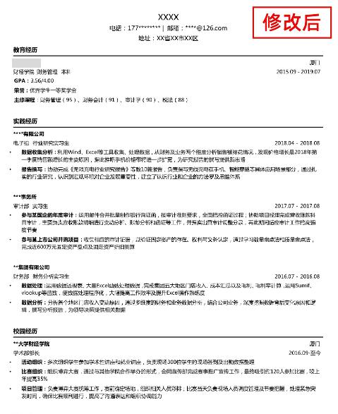 hr眼中优秀简历模板加封面,hr眼里的优秀简历模板