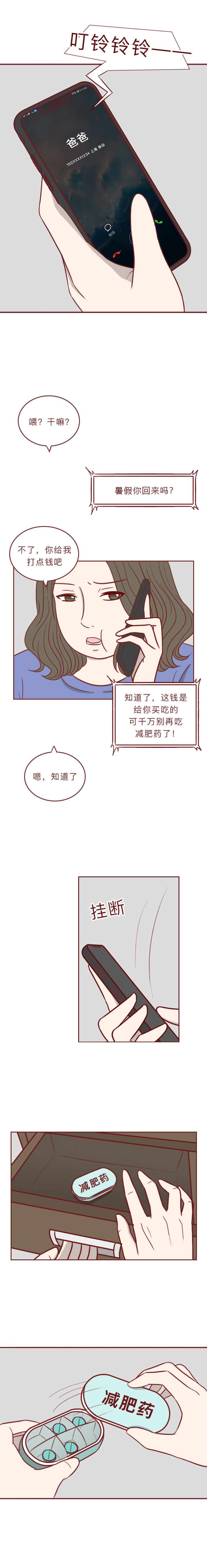 胖女孩吃减肥药反弹,胖女孩减肥成功但却得了厌食症