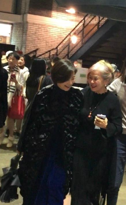 林青霞去张杰演唱会,谢娜林青霞朱茵一起的节目