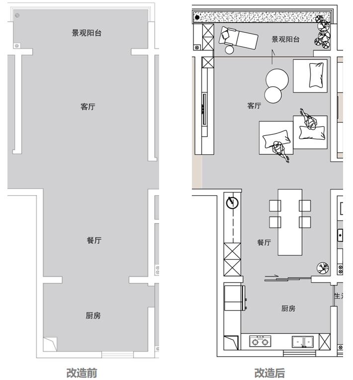 墨·白,两种极致色彩打造令人惊艳意式极简风的家