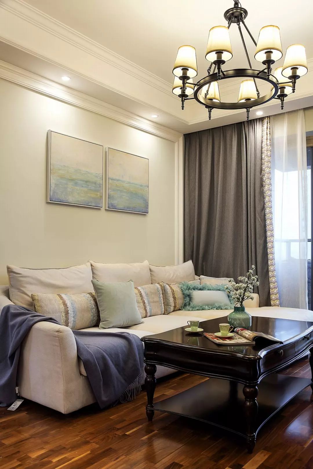 89㎡现代美式，简雅、稳重、端庄！