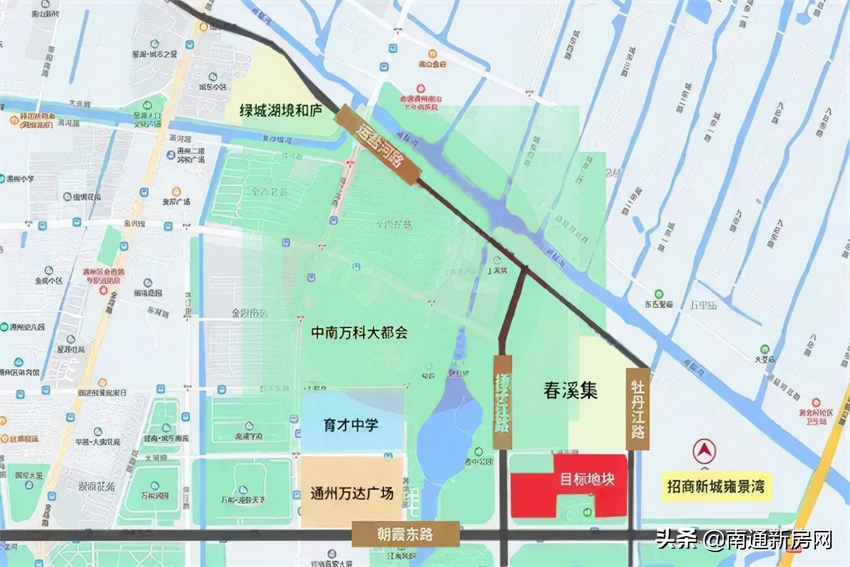 通州新东站片区规划,南通通州南山湖公园规划