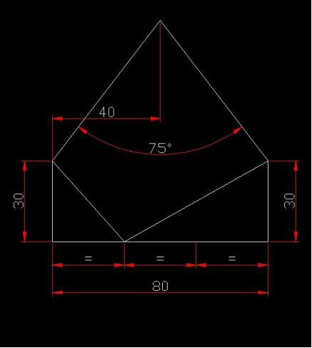 cad简单练习图教程,cad从易到难练习图